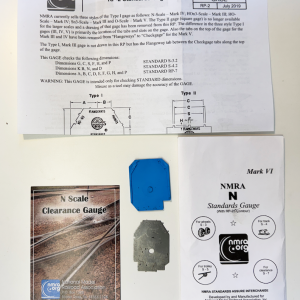 NMRA N Scale Standards Gauge (with Clearance Gauge)